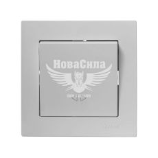 Выключатель промежуточный одинарный Lezard Vesna белый (742-0288-107)