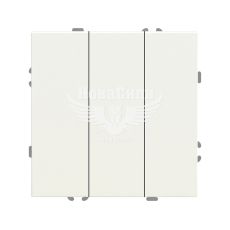 Выключатель тройной Ardero Soft EV113-G белый, без рамки (8689)