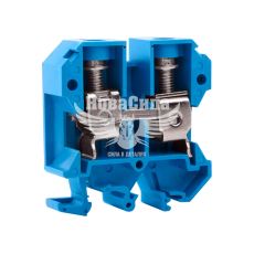 Клемна колодка набірна на DIN-рейку E.NEXT e.tc.din.pro.35.blue, синя, без кришки (p049023)