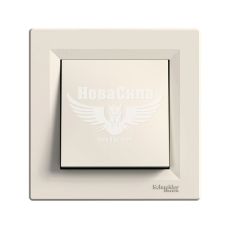 Вимикач прохідний одинарний Schneider Electric Asfora крем (EPH0400123)