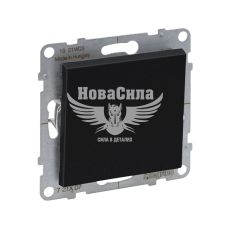 Вимикач проміжний одинарний Schneider Electric Asfora антрацит, без рамки (EPH0500171)