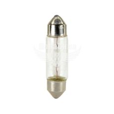 Лампочка 2-ох цокольна C5W біла 12V-5Вт SV8.5-8 35мм. (Zollex) (упак.-10шт.) (60012)