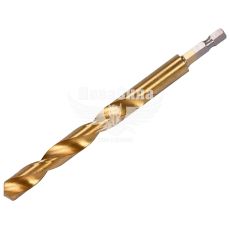 Свердло по металу (Yato) HSS TiN 9х125 мм, HEX 1/4" (YT-44770)