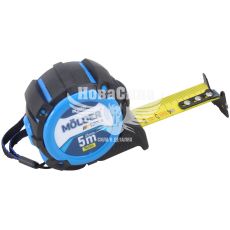 Рулетка 5м*25мм. (Molder Tools) нейл. покриття, автостоп, двостор. шкала (MT20325)