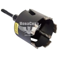 Комплект алмазної коронки по бетону (Vitals Professional) 82х110 мм, M16, SDS-Plus (195699)