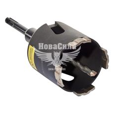 Комплект алмазної коронки по бетону (Vitals Professional) 68х110 мм, M16, SDS-Plus (195697)