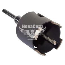 Комплект алмазної коронки по бетону (Vitals Professional) 72х110 мм, M16, SDS-Plus (195698)