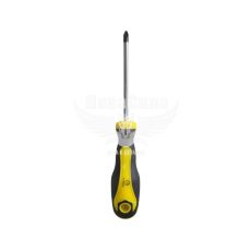 Викрутка хрестова (Сталь) 49026 PH1х150 мм, Cr-V, магнітна (44010)