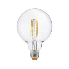 Светодиодная лампа VIDEX E27 Filament 7Вт 4100K G95FD диммер (VL-G95FD-07274)