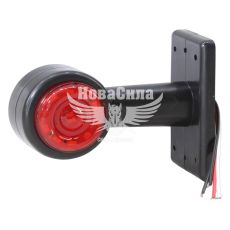 Фонарь габаритный рожок (Auto Light) LED 12-24V прямой, белый/красный (AL-0010-RW)