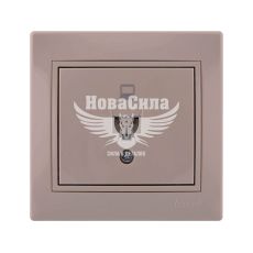 Розетка комп'ютерна Lezard Mira RJ45 CAT5, крем (701-0303-139)