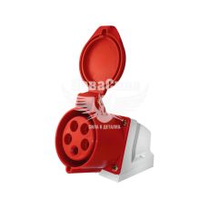 Силова розетка стаціонарна E.NEXT e.socket.pro.5.16, 5п., 380В, 16А (115) (p012007)