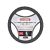 Чохол руля L шкіра чорний 39-41см. (CarLife)