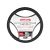 Чохол руля XL шкіра чорний 41-43см. (CarLife) (SW232XL)