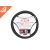 Чохол руля XL шкіра чорний 41-43см. (CarLife) (SW235XL)