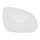 Скло зеркала бок. VW Golf V з04-09р.в. прав. з підігр. (Alkar) (полотно)