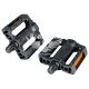 Педалі велосипедні чорні (Greys) поліпропілен 278гр. (95x80x23мм)