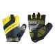 Рукавиці (Greys) M короткі пальці, гелеві вставки чорні/жовті