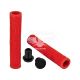 Гріпси на кермо велосипеда (Greys) силіконові, довжина 165 мм, червоний