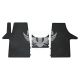 Автокилимки в салон VW T-5 з03-15p.в. (Polytep) (гумові) кт.-3шт. (VW T-6 з15p.в.)