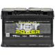 АКБ 75-А/Ч (Jet Power) (L+) 680A (276х175х190мм.)