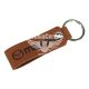 Брелок на ключі Mazda коричневий (Україна) (шкіра)