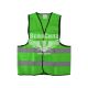 Жилет сигнальний (Zollex) зелений, щільність тканини 60 (аварійка отражаюча)