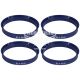 Кільця центрувальні для колісних дисків 63.4-58.6 (Walline) термопластик