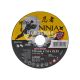 Круг відрізний 125х1.6х22.23 по металу (Ninja)