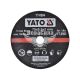 Круг відрізний по металу (Yato) (набір 5шт.)