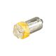 Лампочка з цоколем LED T4W LEDS жовта 1-діод 12V-0,7Вт BA9s (Futura) (упак.-10шт.)