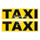 Наклейка TAXI жовта 21,5х6,5