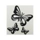 Наклейка Метелики чорні 16,5х15