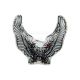 Наклейка Орел (крила в верх) (срібн.) 13х12