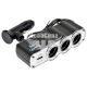 Розгалужувач прикурювача 3в1+USB+подовж. (CarLife) (12V, 5A)
