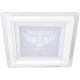 Світильник LED вбудований квадратний Feron AL2111 20Вт (200 mm) 5000K 1600Lm