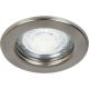 Світильник вбудований Feron DL10  круглий під лампу G5.3 MR16, титан