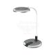 Світлодіодний настільний світильник Feron DE1731 8Вт срібло