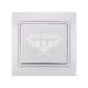 LEZARD MIRA Вимикач одинарний, білий