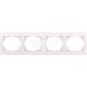 LEZARD DERIY Рамка 4-а горизонтальна, білий