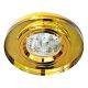 Світильник вбудований Feron 8060-2 круглий під лампу G5.3 MR16, жовтий золото