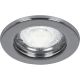 Світильник вбудований Feron DL10  круглий під лампу G5.3 MR16, хром