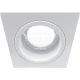 Світильник вбудований Feron DL8350 квадратний під лампу G5.3 MR16, білий
