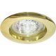 Світильник вбудований Feron DL307 круглий під лампу G5.3 MR16, золото