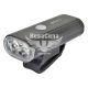 Фара велосипедна (Greys) LED 750lm, IPX4, 4000mAh, кріпл. на кермо, 8 реж. роботи, microUSD
