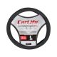 Чохол руля L шкіра чорний 39-41см. (CarLife)