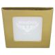 Feron Світильник LED вбудований квадратний AL502 6Вт (120/100 mm) 4000K 480Lm золото