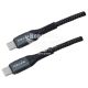 Кабель для зарядки моб. телеф. USB-C 1м. 60W (Zollex) (Type-C)