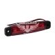 Ліхтар габаритний універсальний (КНР) короткий 6-діодів 100х20мм. червоний