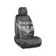 Накидки на сидіння (CarLife) преміум перед. Turbo (к-т.-2шт.) чорні